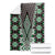 Green Aotearoa Tukutuku and Poutama Motif Blanket