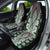 Green Aotearoa Tukutuku and Poutama Motif Car Seat Cover