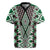 Green Aotearoa Tukutuku and Poutama Motif Rugby Jersey