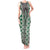 Green Aotearoa Tukutuku and Poutama Motif Tank Maxi Dress