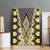 Yellow Aotearoa Tukutuku and Poutama Motif Canvas Wall Art