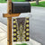 Yellow Aotearoa Tukutuku and Poutama Motif Garden Flag