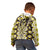 Yellow Aotearoa Tukutuku and Poutama Motif Kid Hoodie