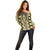 Yellow Aotearoa Tukutuku and Poutama Motif Off Shoulder Sweater