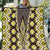 Yellow Aotearoa Tukutuku and Poutama Motif Quilt