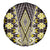 Yellow Aotearoa Tukutuku and Poutama Motif Spare Tire Cover