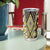 Yellow Aotearoa Tukutuku and Poutama Motif Tumbler Cup