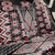 Red Aotearoa Tukutuku and Poutama Motif Back Car Seat Cover