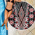 Red Aotearoa Tukutuku and Poutama Motif Beach Blanket