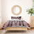 Red Aotearoa Tukutuku and Poutama Motif Bedding Set