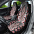 Red Aotearoa Tukutuku and Poutama Motif Car Seat Cover