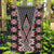 Red Aotearoa Tukutuku and Poutama Motif Garden Flag