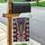 Red Aotearoa Tukutuku and Poutama Motif Garden Flag