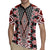 Red Aotearoa Tukutuku and Poutama Motif Rugby Jersey