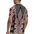 Red Aotearoa Tukutuku and Poutama Motif Rugby Jersey