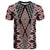 Red Aotearoa Tukutuku and Poutama Motif T Shirt