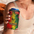 Hawaiian Reggae 4 in 1 Can Cooler Tumbler Tropical Plants and Tribal Kakau Tattoo-One Love Jawaiian