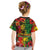 Hawaiian Reggae Kid T Shirt Tropical Plants and Tribal Kakau Tattoo-One Love Jawaiian