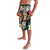 Hawaiian Lei Day Lavalava Colorful Plumeria and Volcanic Turtle with Abstract Lava Texture