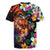 Hawaiian Lei Day Rugby Jersey Colorful Plumeria and Volcanic Turtle with Abstract Lava Texture