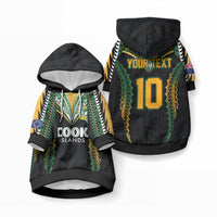 Custom Cook Islands Rugby League Pet Hoodie