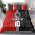 Custom Tonga and New Zealand Rugby Bedding Set Maori Mix Ngatu Pattern