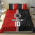 Custom Tonga and New Zealand Rugby Bedding Set Maori Mix Ngatu Pattern