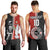 Custom Tonga and New Zealand Rugby Men Tank Top Maori Mix Ngatu Pattern