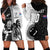 Custom Fiji and New Zealand Rugby Hoodie Dress Tapa Mix Maori Pattern