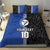 Custom Samoa and New Zealand Rugby Bedding Set Teuila Samoan and Maori Warrior