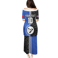 Custom Samoa and New Zealand Rugby Puletasi Teuila Samoan and Maori Warrior