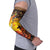 Personalized Australia and Papua New Guinea Together Arm Sleeves Kangaroo Aboriginal Art and Bird-of-paradise Oro Tribal Motifs - Polynesian Pride