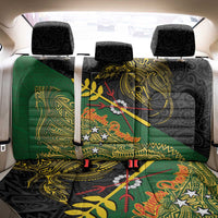 Chimpu Province Papua New Guinea Back Car Seat Cover Bird-of-paradise Art Tattoo and Melanesian Motifs - Polynesian Pride