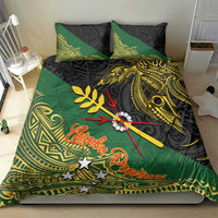 Chimpu Province Papua New Guinea Bedding Set Bird-of-paradise Art Tattoo and Melanesian Motifs - Polynesian Pride