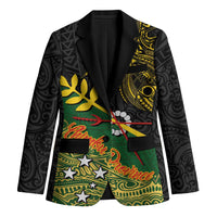 Personalized Chimpu Province Papua New Guinea Blazer Bird-of-paradise Art Tattoo and Melanesian Motifs - Polynesian Pride