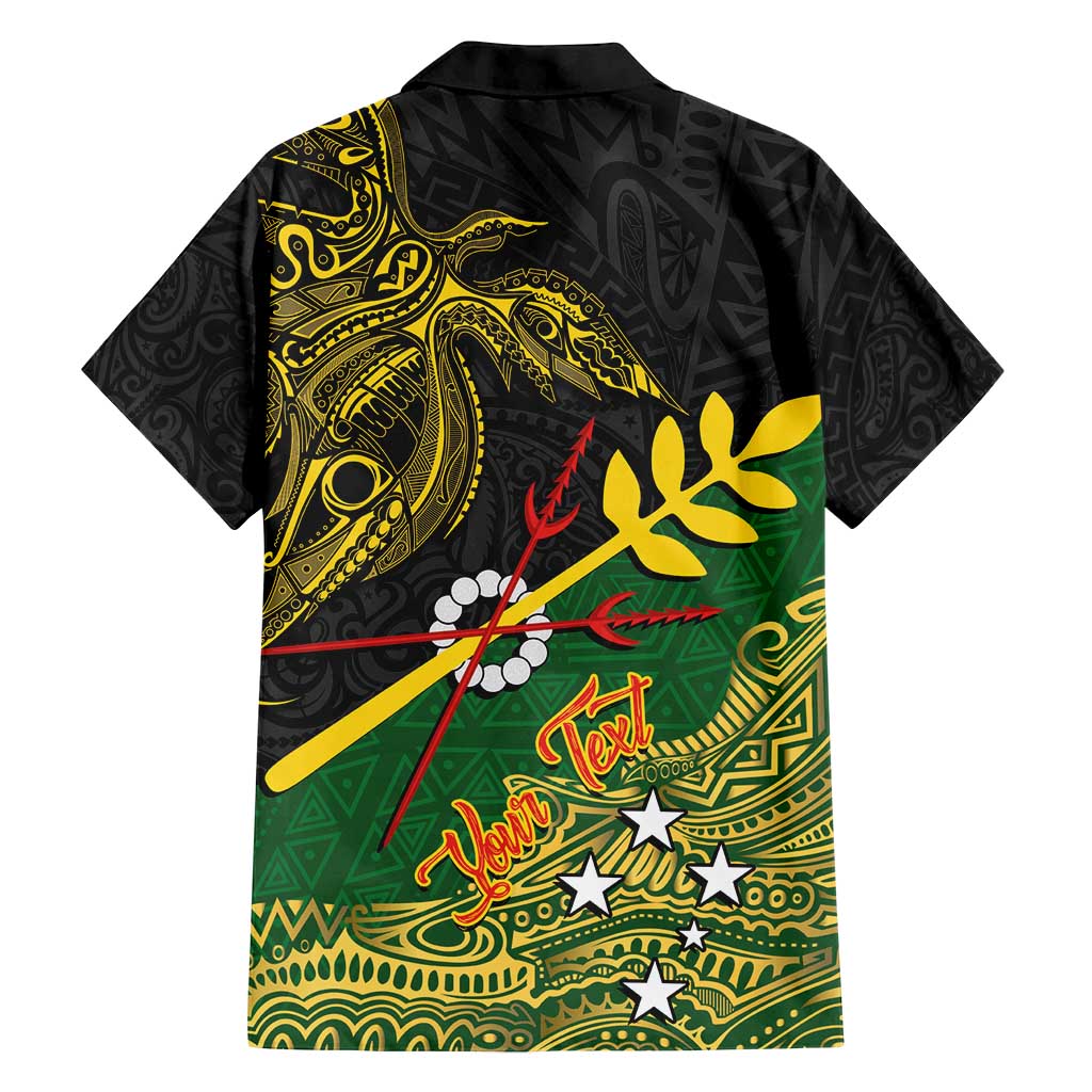 Personalized Chimpu Province Papua New Guinea Family Matching Long Sleeve Bodycon Dress and Hawaiian Shirt Bird-of-paradise Art Tattoo and Melanesian Motifs - Polynesian Pride
