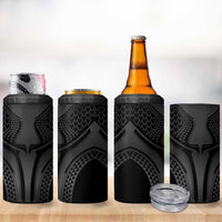 Hawaiian Kakau Art Tattoos Aquaman Style 4 in 1 Can Cooler Tumbler Special Edition - Polynesian Pride