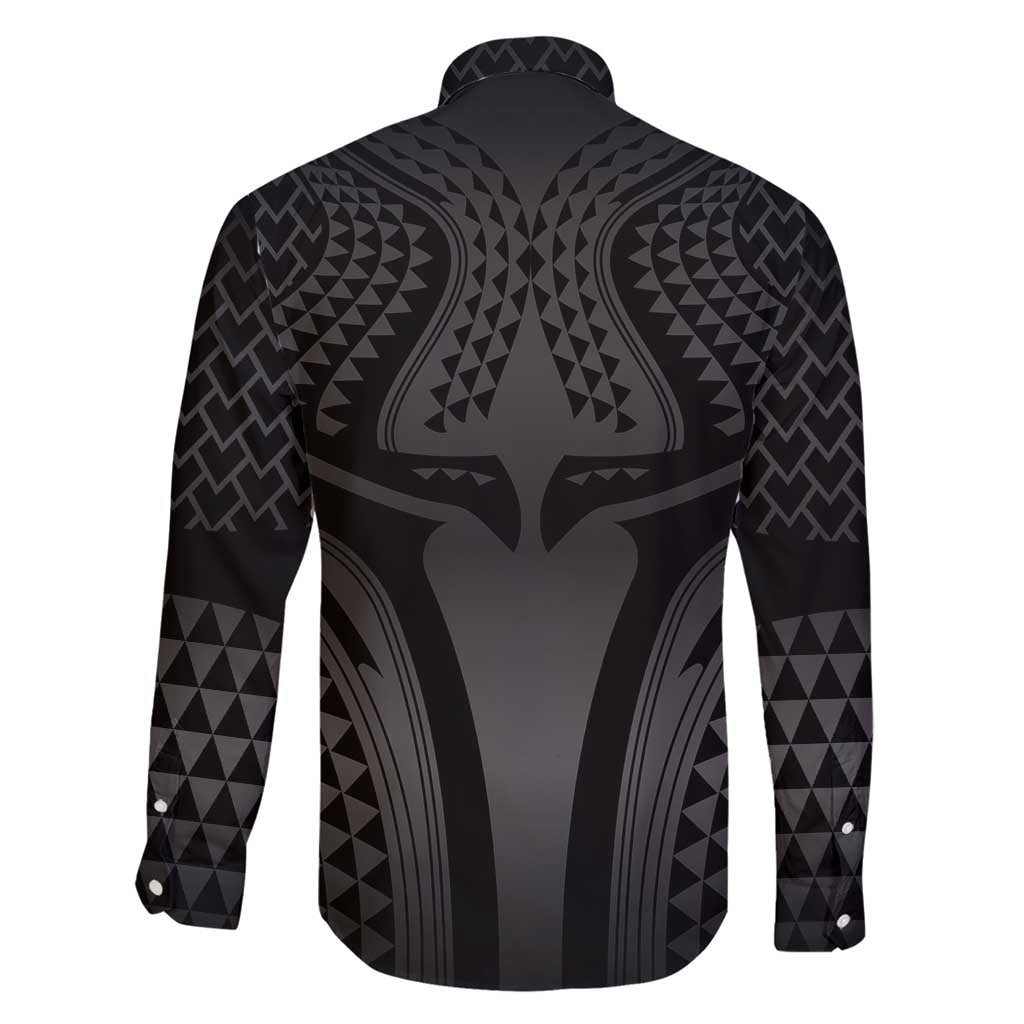 Hawaiian Kakau Art Tattoos Aquaman Style Family Matching Short Sleeve Bodycon Dress and Hawaiian Shirt Special Edition LT03 - Polynesian Pride