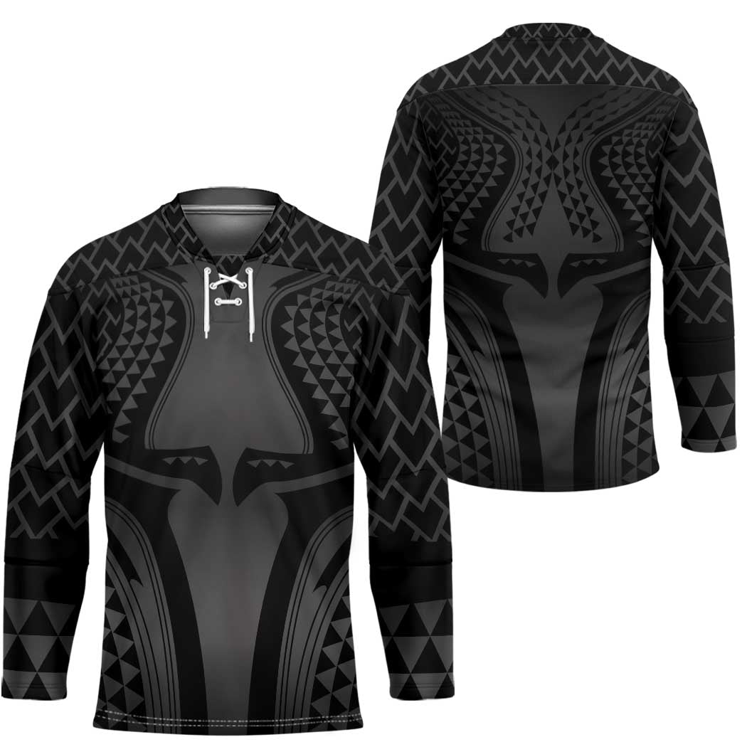 Hawaiian Kakau Art Tattoos Aquaman Style Hockey Jersey Special Edition - Polynesian Pride