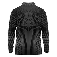Hawaiian Kakau Art Tattoos Aquaman Style Long Sleeve Polo Shirt Special Edition - Polynesian Pride