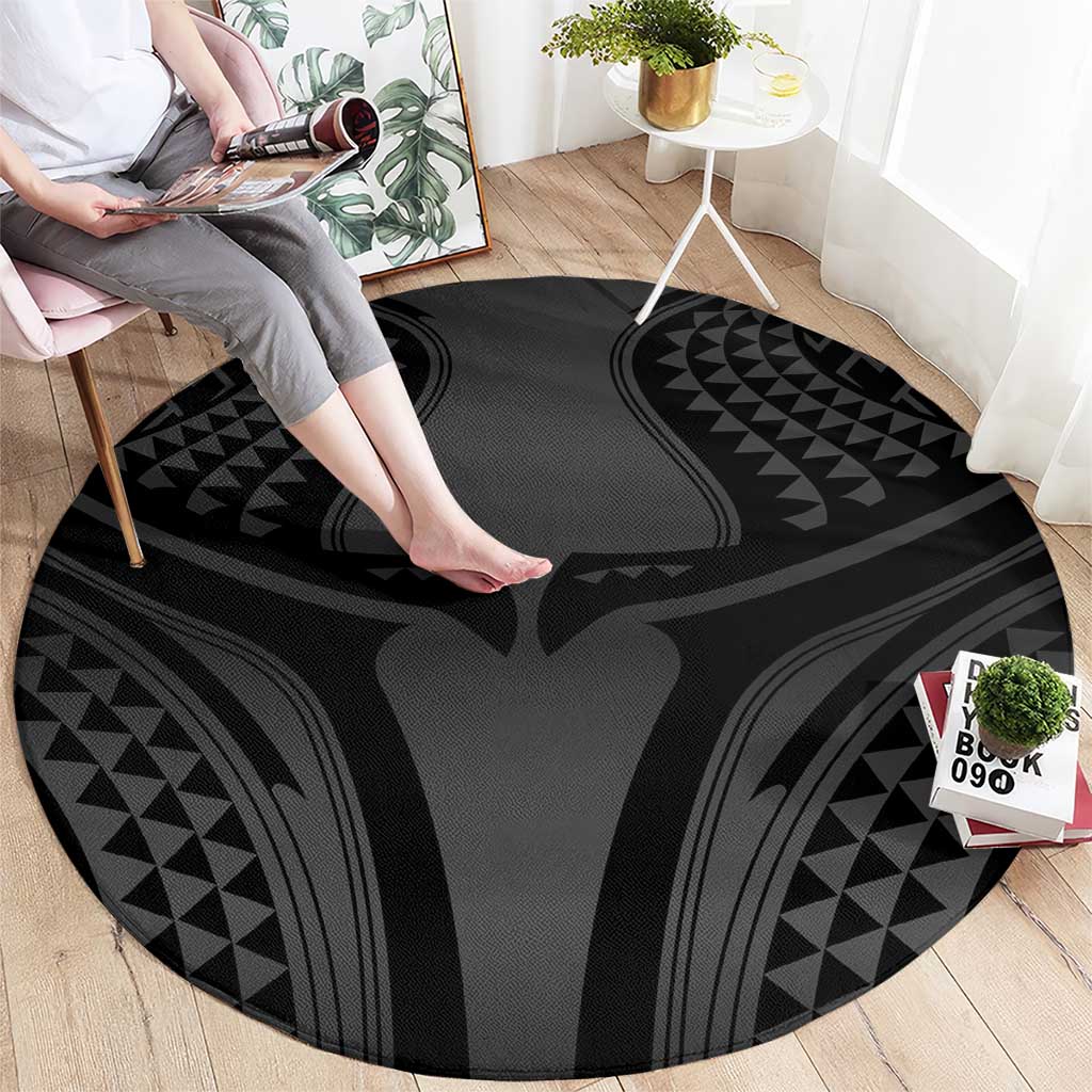 Hawaiian Kakau Art Tattoos Aquaman Style Round Carpet Special Edition - Polynesian Pride