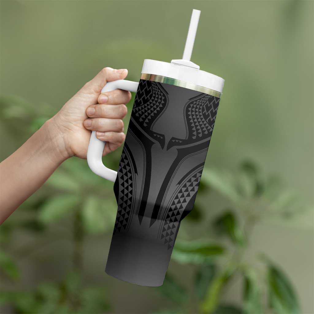 Hawaiian Kakau Art Tattoos Aquaman Style Tumbler With Handle Special Edition - Polynesian Pride