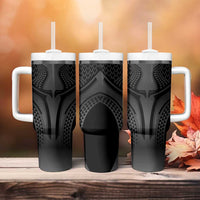 Hawaiian Kakau Art Tattoos Aquaman Style Tumbler With Handle Special Edition - Polynesian Pride