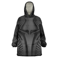 Hawaiian Kakau Art Tattoos Aquaman Style Wearable Blanket Hoodie Special Edition - Polynesian Pride
