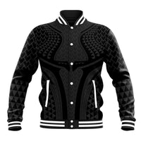 Hawaiian Kakau Art Tattoos Aquaman Style Baseball Jacket Black Version - Polynesian Pride