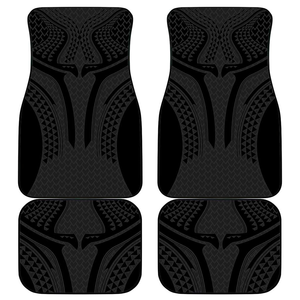 Hawaiian Kakau Art Tattoos Aquaman Style Car Mats Black Version - Polynesian Pride
