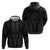 Hawaiian Kakau Art Tattoos Aquaman Style Hoodie Black Version - Polynesian Pride
