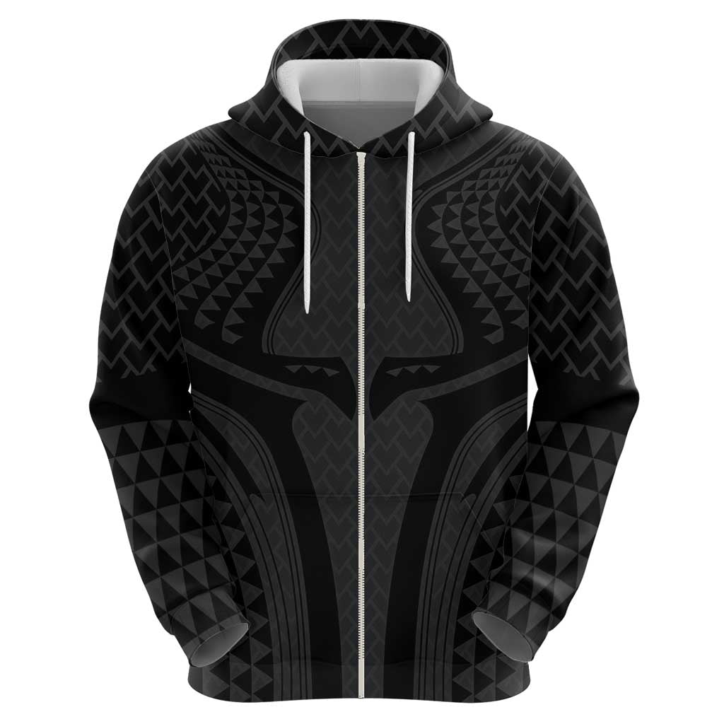 Hawaiian Kakau Art Tattoos Aquaman Style Hoodie Black Version - Polynesian Pride
