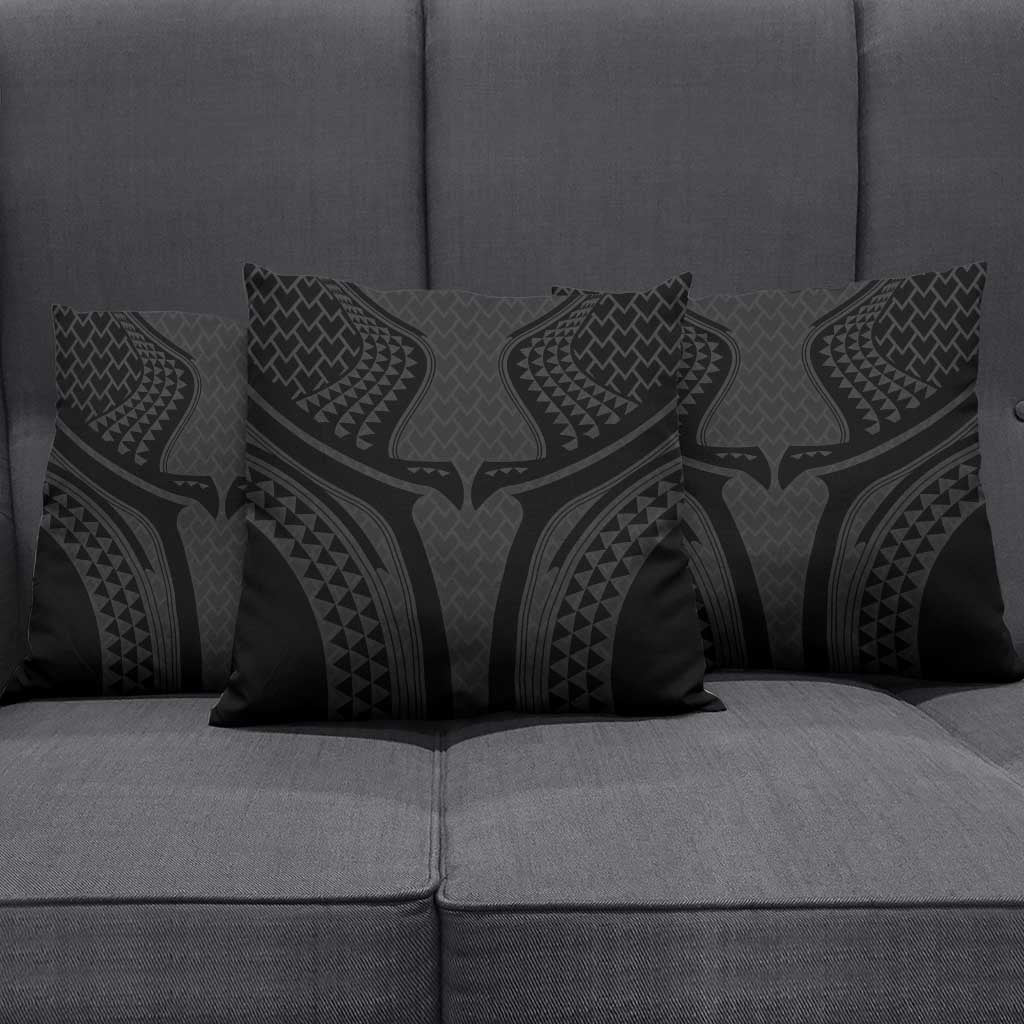 Hawaiian Kakau Art Tattoos Aquaman Style Pillow Cover Black Version - Polynesian Pride