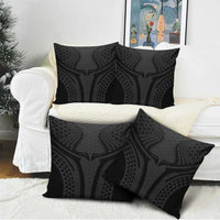 Hawaiian Kakau Art Tattoos Aquaman Style Pillow Cover Black Version - Polynesian Pride